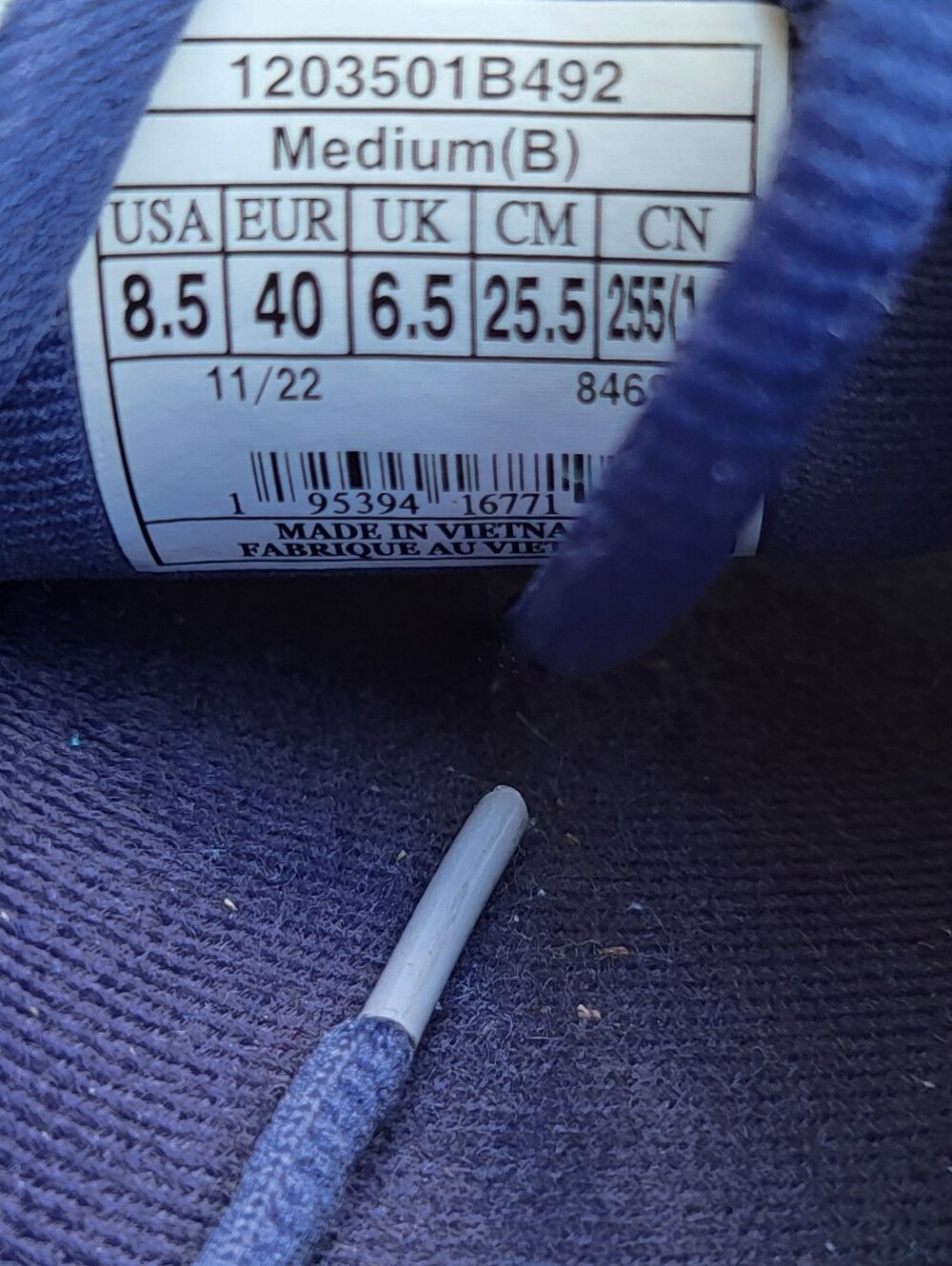 Brooks Transmit 3 Athletic Run Jog Walk Tenni Shoe Sneaker Blue Silver Women 8.5 - Picture 10 of 12